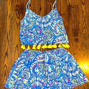 Lily Pulitzer two piece set. Size 4.